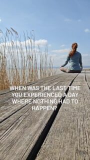 What if you don't have to fill your time with something?

Not being more productive.
Not optimizing anything.
Not constantly improving.

Just being kind and gentle to yourself.

This is what I keep returning to.
.
.
.
.
.
#slowliving #mindfulmovement #naturetherapy #burnoutrecovery